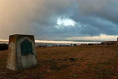 Portol&aacute; Expedition Camp Near San Gregorio Creek
