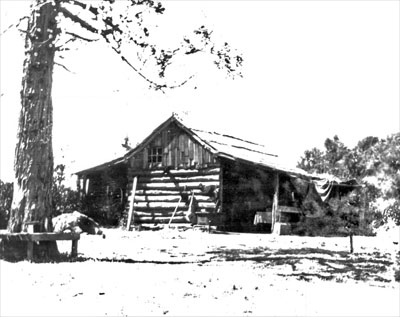 National Register #79000547: Original Madulce Cabin in 1904
