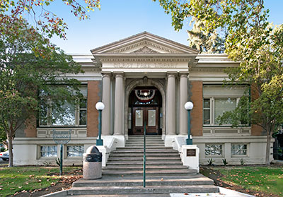 Carnegie Library in Gilroy, California
