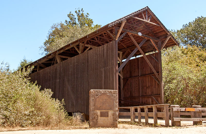 Felton Covered Bridge in Santa Cruz County, California
