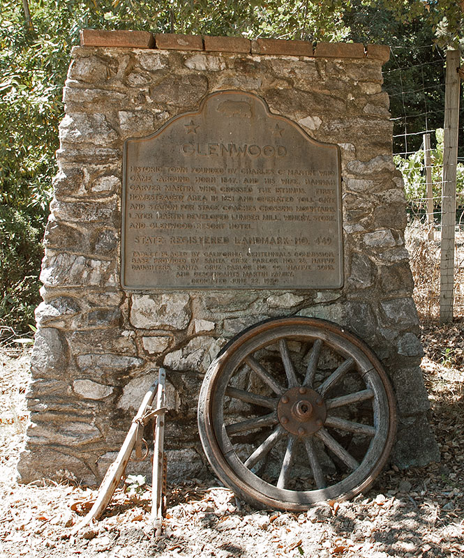 Ghost Town of Glenwood in Santa Cruz County, California
