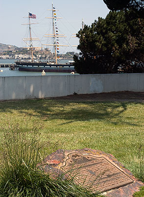 First Ship into San Francisco Bay Commemorative Plaque