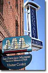 Maritime Museum in the Haslett Warehouse, San Francisco. Photograph copyright &copy; 2004 by Alvis E Hendley.
