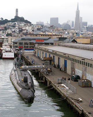 National Register #86000089: USS Pampanito Submarine in San Francisco