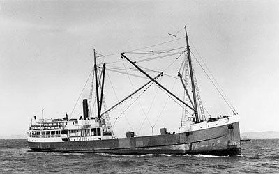 National Historic Landmark #73000228: WAPAMA Steam Schooner c.1935