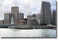 Ferry Building and Pier 1. Photograph copyright &copy; 2005 by Alvis E Hendley.