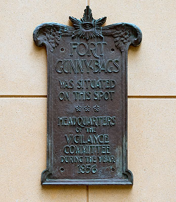 Fort Gunnybags Commemorative Plaque