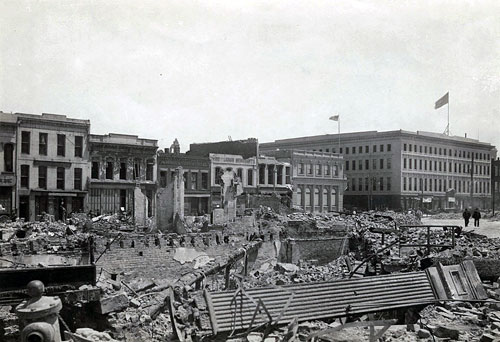 Montgomery Block in San Francisco on 22 May 1906