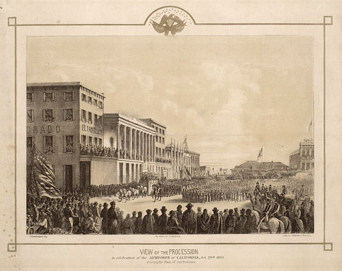 Portsmouth Plaza on Admission Day, 29 October 1850