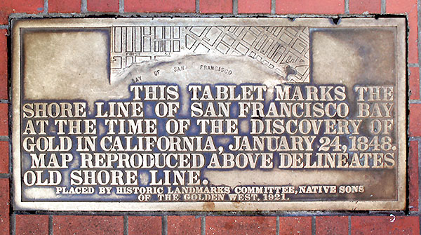 California Historical Landmark #83: San Francisco Shoreline Markers