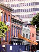 The Belli Building and the Genella Building, San Francisco. Photograph copyright &copy; 2002 by Alvis E Hendley.