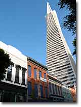 Golden Era Building, Genella Building, Belli Building in Jackson Square, San Francisco. Photograph copyright &copy; 2003 by Alvis E Hendley.