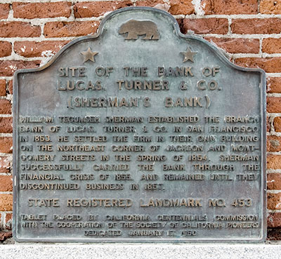 Site of the Bank of Lucas, Turner and Company