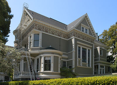 San Francisco Landmark 54: Edward Coleman House. Photograph copyright &copy; 2003 by Alvis E Hendley.