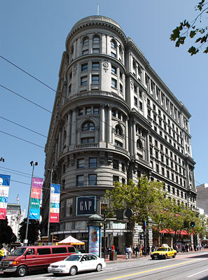 Flood Building, San Francisco. Photograph copyright &copy; 2003 by Alvis E Hendley.