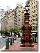 Lotta's Fountain in the Year 2003 in San Francisco at the Intersection of Market, Kearny and Geary Streets