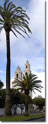 Dolores Street Follows El Camino Real, San Francisco. Photograph copyright &copy; 2004 by Alvis E Hendley.