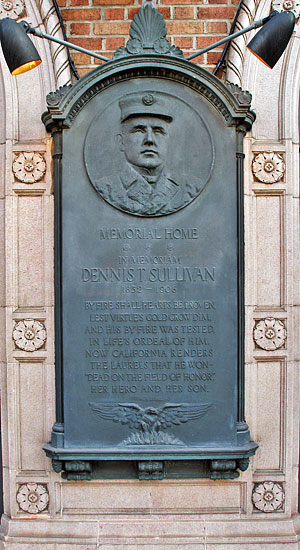 San Francisco Landmark #42: Dennis T Sullivan Memorial Fire Chiefs Home
