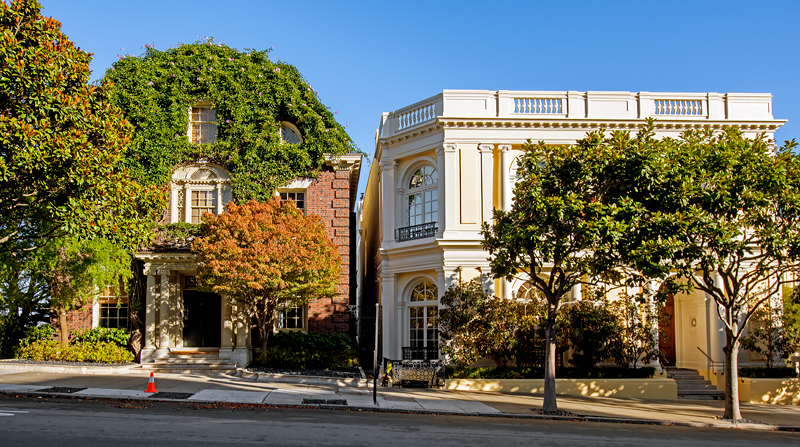 Walter Danforth Bliss designed and built this home in Pacific Heights for his parents in 1899.