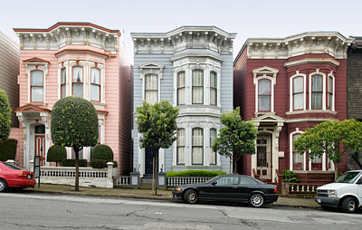 Bush Street-Cottage Row Historic District: 2103-2107 Bush Street