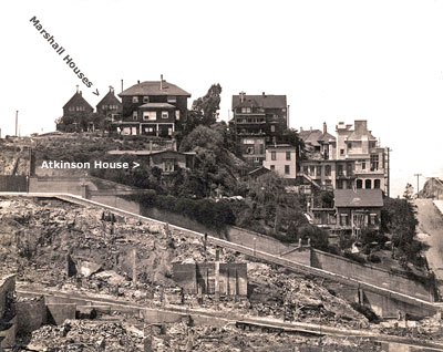 Russian Hill after the 1906 Earthquake and Fire