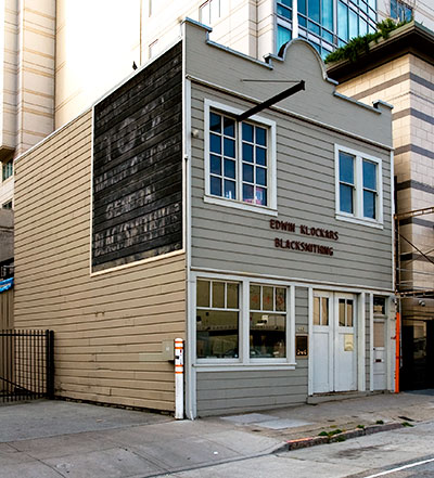 Klockars&rsquo; Blacksmith Shop in San Francisco. Photograph copyright &copy; 2008 by Alvis E Hendley.