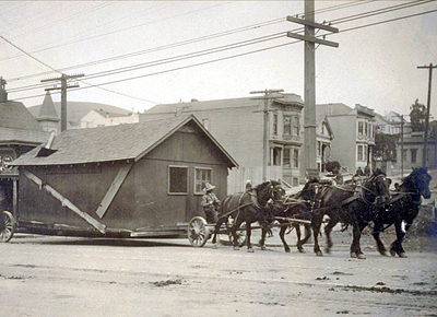 Moving an Earthquake Refugee Shack