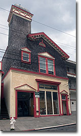Engine 22 Fire House, San Francisco. Photograph copyright &copy; 2003 by Alvis E Hendley.