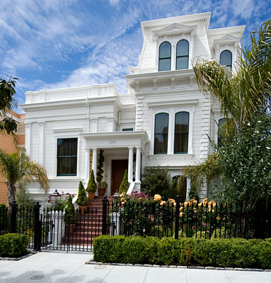 Leander Sherman House, San Francisco. Photograph copyright &copy; 2004 by Alvis E Hendley.