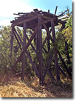 Ruined Water Tank at Hastings Adobe