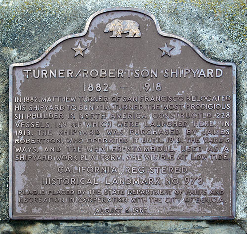 Turner/Robertson Shipyard in Bencia