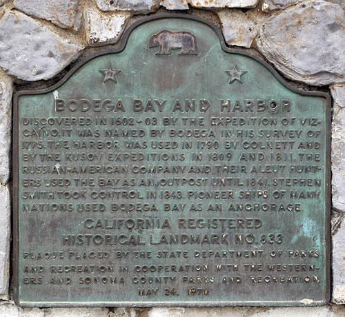 Bodega Bay and Harbor Commemorative Plaque