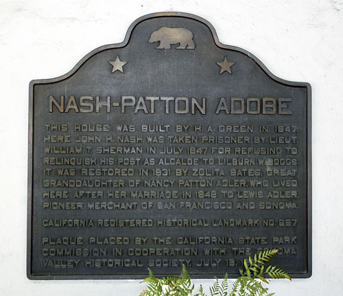 Nash-Patton Adobe in Sonoma, California