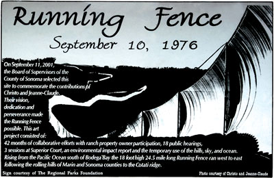 Running Fence Commemoration