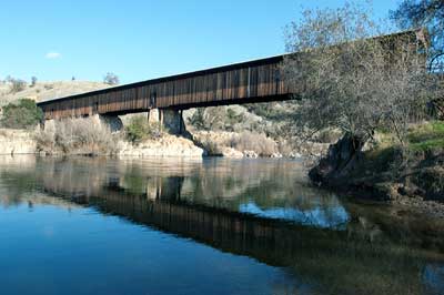 Knights Ferry Bridge in California