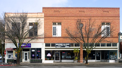 Downtown Winters Historic District: Masonic Building and Greenwood's Department Store