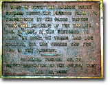 Oregon Creek Covered Bridge Plaque